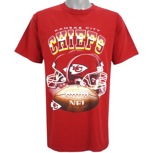 NFL Kansas City Chiefs Helmet T-Shirt 1990s Vintage T-Shirt - Unisex Sport Sweatshirt Hoodie Gift