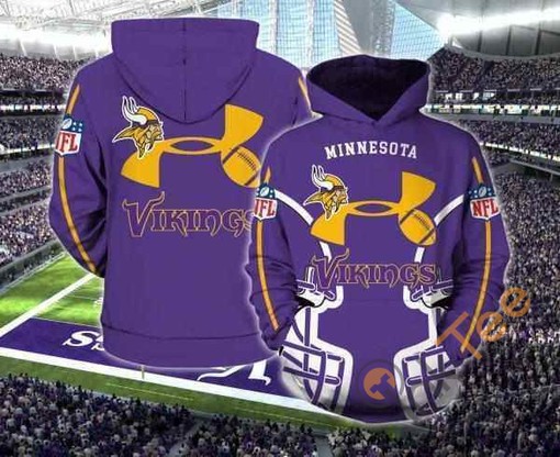 NFL Minnesota Vikings 3D Hoodie - Perfect for Fans!