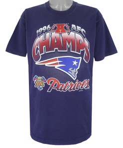 NFL New England Patriots, AFC Champs T-Shirt 1996 Vintage Tshirt NCAA Shirt Kids