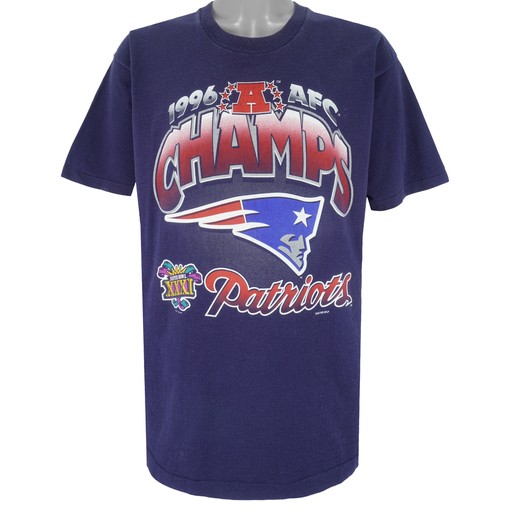 NFL New England Patriots, AFC Champs T-Shirt 1996 Vintage Tshirt NCAA Shirt Kids