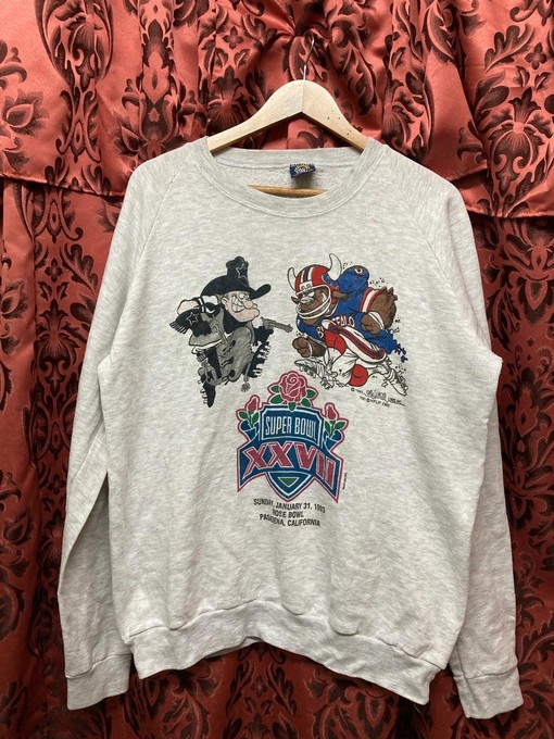 NFL Rose Bowl XXVII Classic Vintage NCAA Shirts Sweatshirt T-shirt