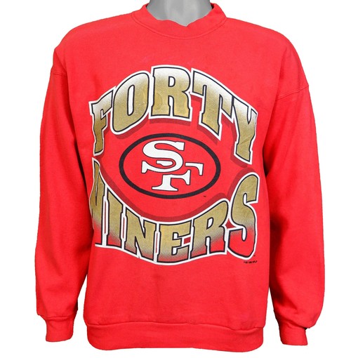 NFL San Francisco 49ers Big Spell-Out Sweatshirt 1990s Vintage Unisex Sweatshirt College Shirts Gift For Dad