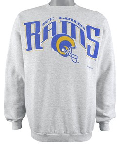 NFL St. Louis Rams 1996 Vintage Crew Neck Sweatshirt - American Football Shirt Gift for Dad