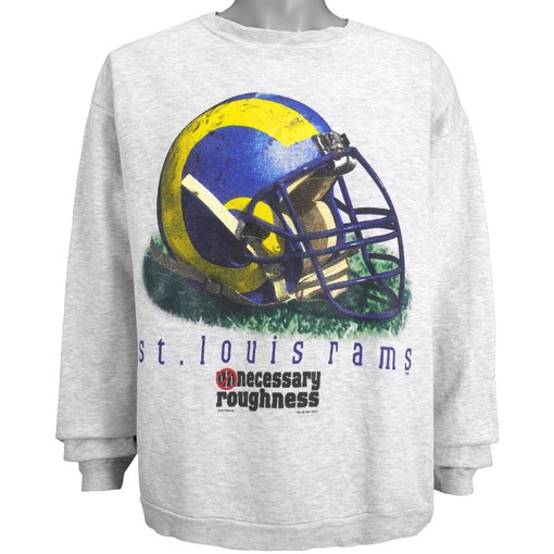 NFL St. Louis Rams 1997 Vintage Crew Neck Sweatshirt - American Football Shirt Gift for Dad