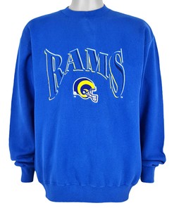 NFL St. Louis Rams Crew Neck Sweatshirt 1990s Vintage Unisex Sweatshirt College Shirts Gift For Dad