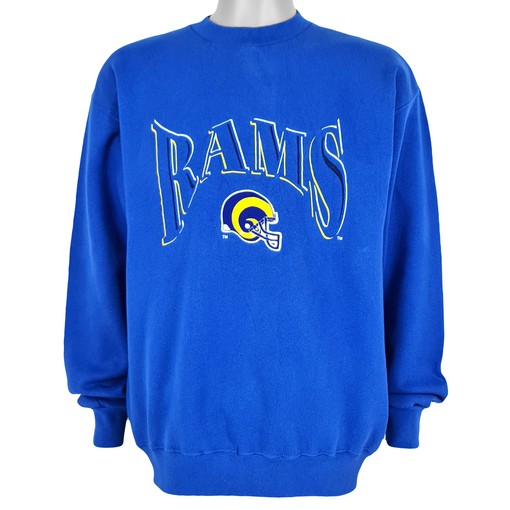NFL St. Louis Rams Crew Neck Sweatshirt 1990s Vintage Unisex Sweatshirt College Shirts Gift For Dad