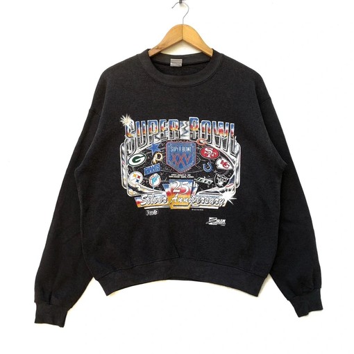NFL Super Bowl Classic Vintage Style Sweatshirt T-shirt for Fans