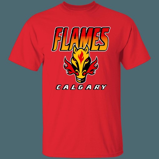 NHL Calgary Flames BLASTY Vintage T-Shirt Hoodie - National Hockey League Fan Gear - Image 2