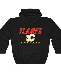 NHL Calgary Flames Retro Unisex Hoodie Sweatshirt - Show Your Team Support