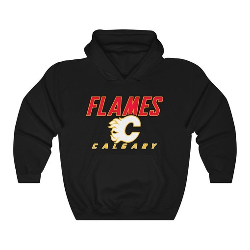 NHL Calgary Flames Retro Unisex Hoodie Sweatshirt - Show Your Team Support