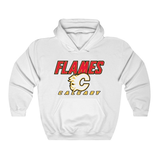 NHL Calgary Flames Retro Unisex Hoodie Sweatshirt - Show Your Team Support - Image 2