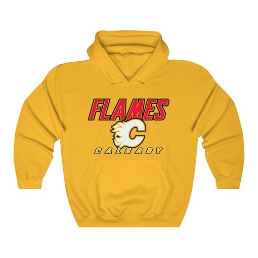 NHL Calgary Flames Retro Unisex Hoodie Sweatshirt - Show Your Team Support - Image 4