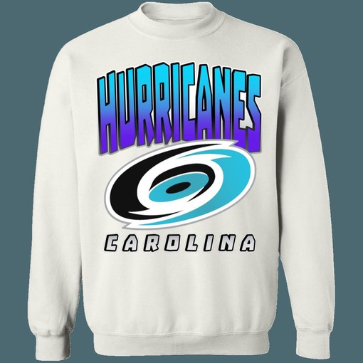 NHL Carolina Hurricanes HORNETS Vintage NBA Sweatshirt Hoodie - NBA x NHL Fan Gear