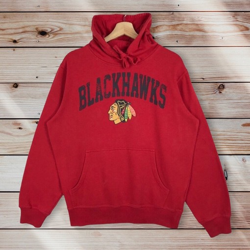 NHL Chicago Blackhawks Vintage Style Pullover Hoodie, Chicago Blackhawks Sweater Pullover Hoodie