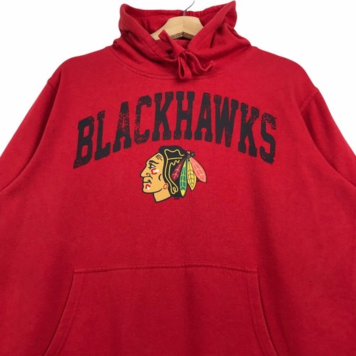 NHL Chicago Blackhawks Vintage Style Pullover Hoodie, Chicago Blackhawks Sweater Pullover Hoodie - Image 2