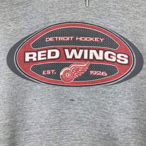 NHL Detroit Red Wings Pullover Hoodie Printed Big Logo Sweater Pullover Hoodie - Image 2