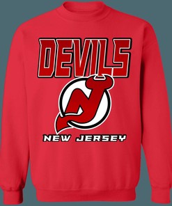 NHL New Jersey Devils Vintage Sweatshirt Hoodie T-Shirt for Hockey Lovers