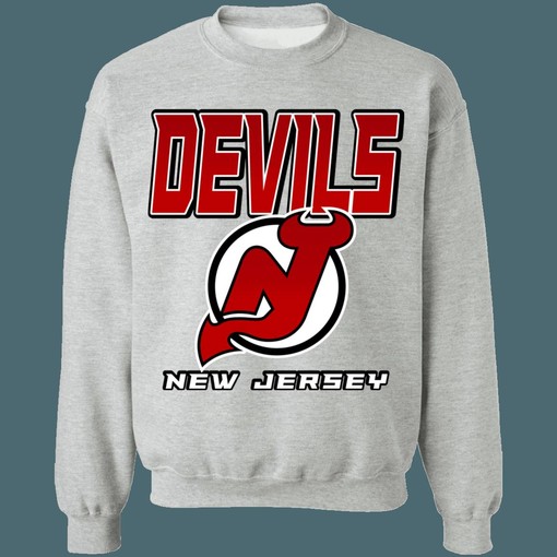 NHL New Jersey Devils Vintage Sweatshirt Hoodie T-Shirt for Hockey Lovers - Image 2