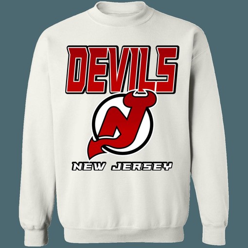 NHL New Jersey Devils Vintage Sweatshirt Hoodie T-Shirt for Hockey Lovers - Image 4