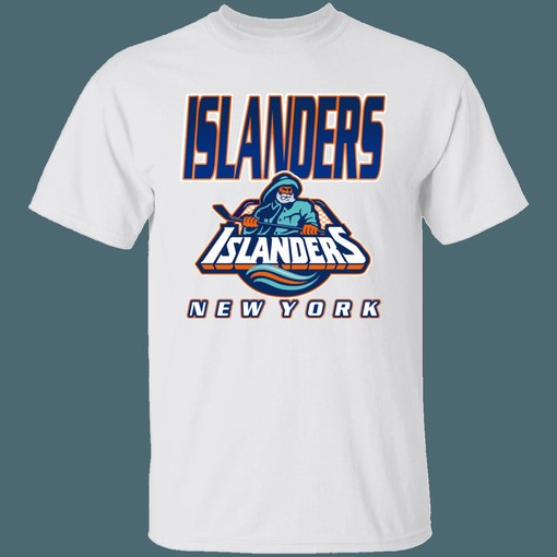 NHL New York Islanders Fisherman 90'S Retro T-Shirt Sweatshirt Hoodie for Fans - Image 4