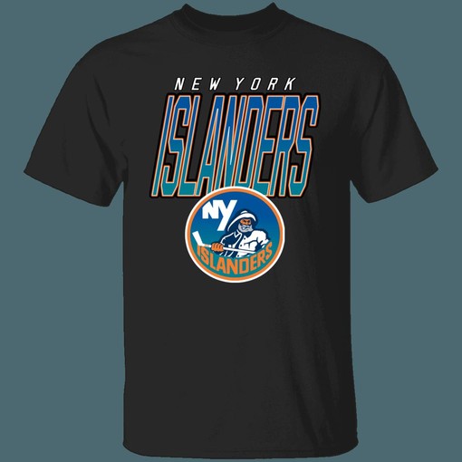 NHL New York Islanders Fisherman Remix 90's Retro T-Shirt Sweatshirt Hoodie for Fans - Image 4