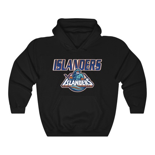 NHL New York Islanders Fisherman Retro Hoodie Sweatshirt Sport Shirt for Fans