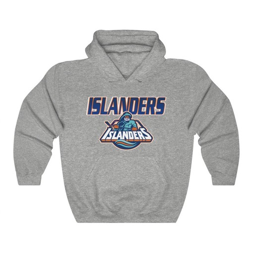 NHL New York Islanders Fisherman Retro Hoodie Sweatshirt Sport Shirt for Fans - Image 4