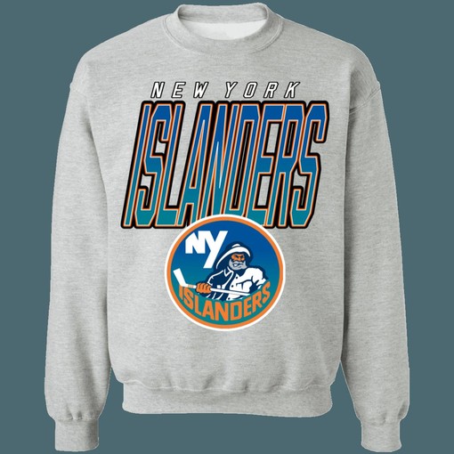 NHL New York Islanders The Fisherman 2 90's Retro Sweatshirt Hoodie T-Shirt for Fans - Image 2