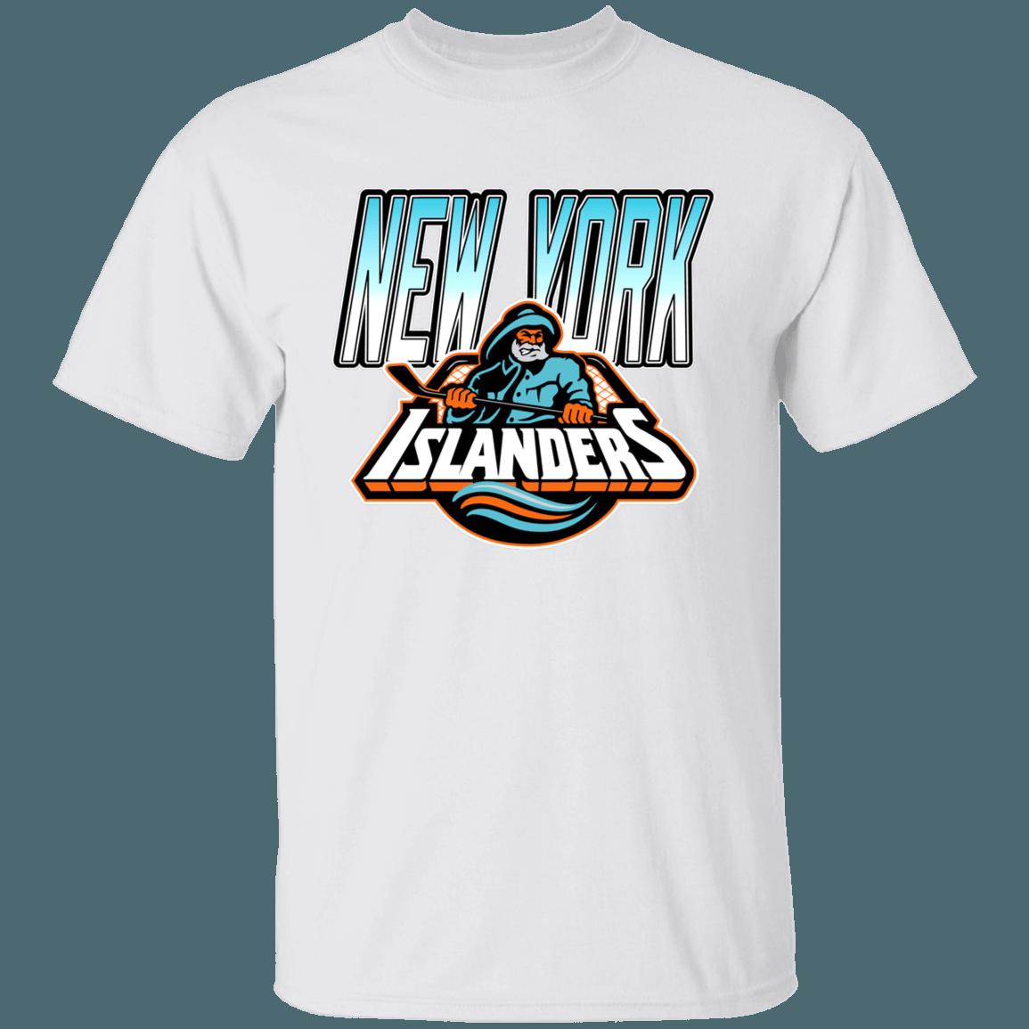NHL New York Islanders The Fisherman 2 90's Retro T-Shirt Sweatshirt Hoodie for Fans - Image 2