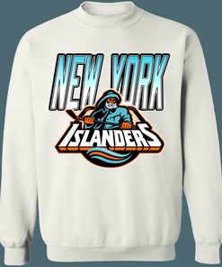 NHL New York Islanders The Fisherman Retro Sweatshirt Hoodie T-Shirt for Hockey Lovers