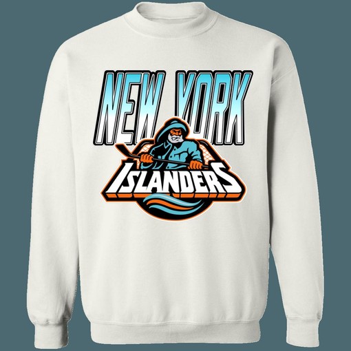 NHL New York Islanders The Fisherman Retro Sweatshirt Hoodie T-Shirt for Hockey Lovers