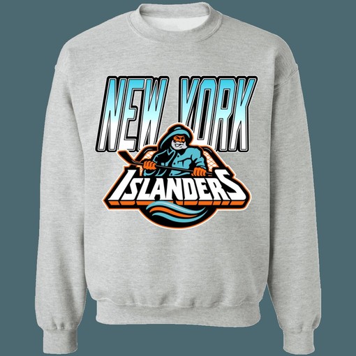 NHL New York Islanders The Fisherman Retro Sweatshirt Hoodie T-Shirt for Hockey Lovers - Image 2