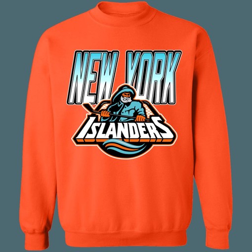 NHL New York Islanders The Fisherman Retro Sweatshirt Hoodie T-Shirt for Hockey Lovers - Image 3