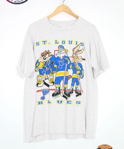 NHL St. Louis Blues Looney Tunes T-Shirt -Vintage St. Louis Blues Shirt, Ice Hockey Shirt for Fans