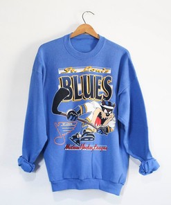 NHL St. Louis Blues Taz Looney Tunes Sweatshirt -Vintage St. Louis Blues Hockey Shirt for Fans, Unisex Hoodie