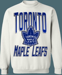 NHL Sweatshirt Hoodie T-Shirt for Toronto Maple Leafs Hockey Lovers