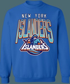 NHL Vintage New York Islanders The Fisherman Sweatshirt Hoodie T-Shirt for Hockey Lovers