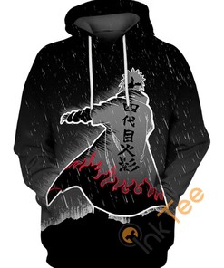 Namikaze Minato Naruto All Over Print Hoodie 3D with Personalized Name