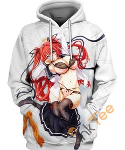 Naruse Mio Ahegao Anime Custom All Over Print 3D Hoodie - Eye-catching Design for Anime Fans