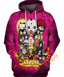 Naruto Ninja All Over Print Hoodie 3D with Action-packed Scene