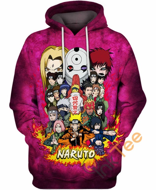 Naruto Ninja All Over Print Hoodie 3D with Action-packed Scene
