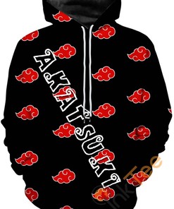 Naruto Print Pullover Front Pocket All Over Print Hoodie 3D with Vibrant Colors