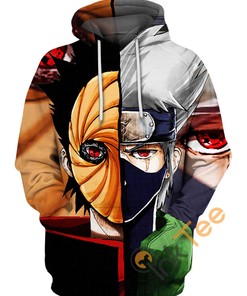 Naruto Tobikaka 3D Hoodie for Fans with Striking Artwork