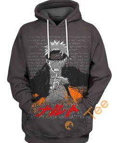 Naruto Uzumaki Jutsu All Over Print Hoodie 3D with Dynamic Artwork