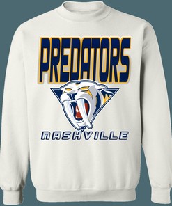 Nashville Predators 2001 RETRO Vintage NHL Sweatshirt Hoodie for Hockey Lovers
