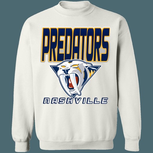 Nashville Predators 2001 RETRO Vintage NHL Sweatshirt Hoodie for Hockey Lovers