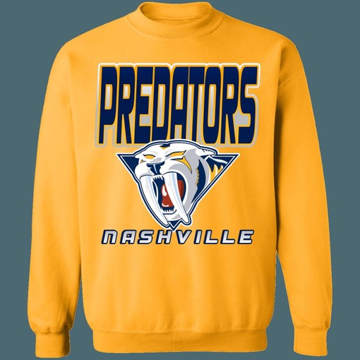 Nashville Predators 2001 RETRO Vintage NHL Sweatshirt Hoodie for Hockey Lovers - Image 2