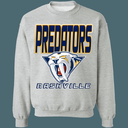 Nashville Predators 2001 RETRO Vintage NHL Sweatshirt Hoodie for Hockey Lovers - Image 3