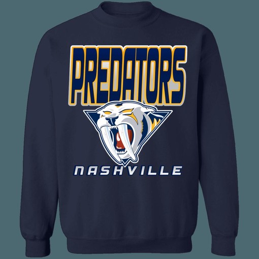 Nashville Predators 2001 RETRO Vintage NHL Sweatshirt Hoodie for Hockey Lovers - Image 4