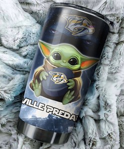 Nashville Predators NHL Tumbler - Show Your Love for Baby Yoda